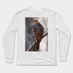 Cooper's Hawk profile Long Sleeve T-Shirt